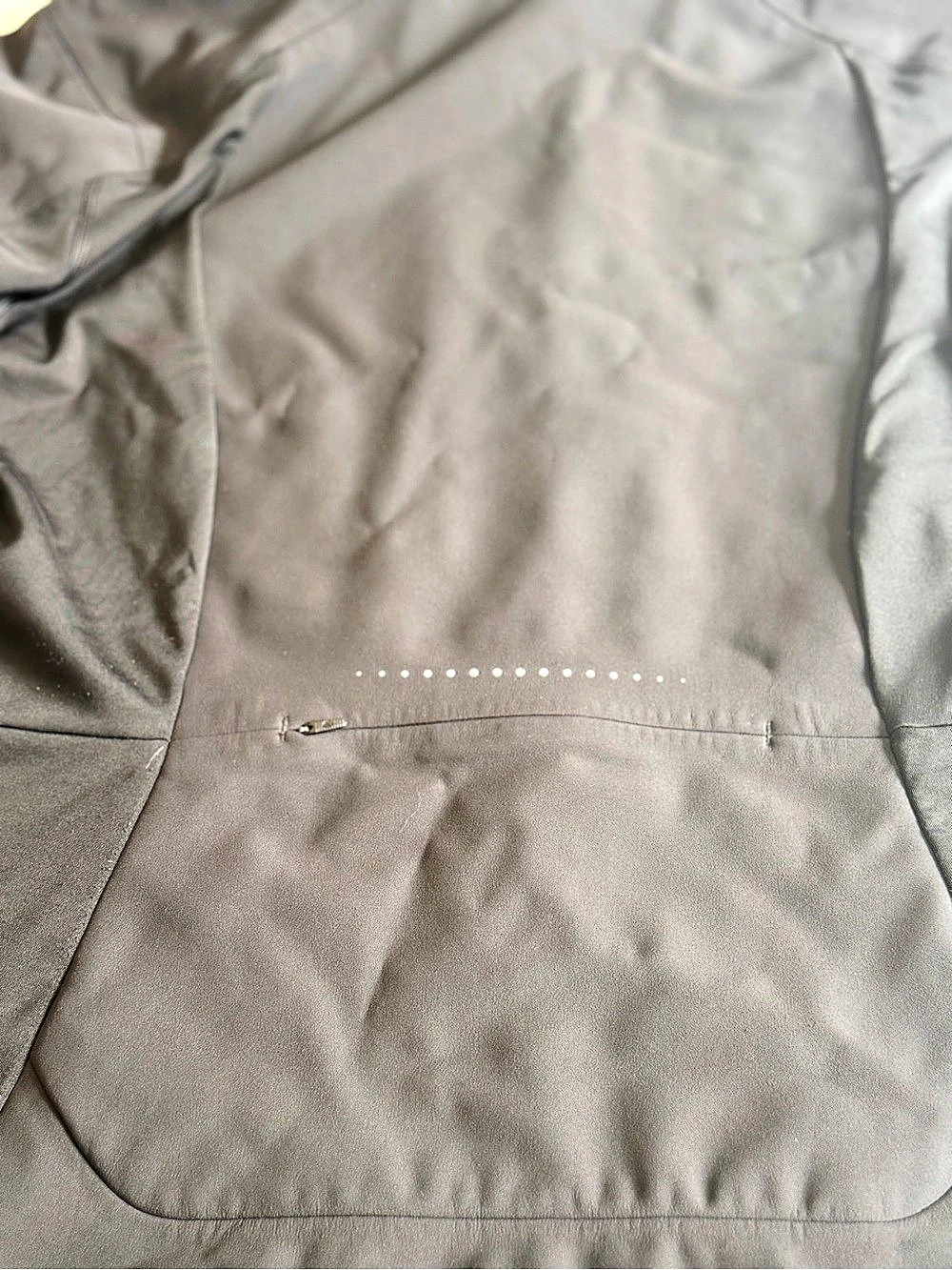 Lululemon Cross Chill Lightweight Run Jacket *Emboss Black Hooded Jacket Size 14 - Picture 4 of 9